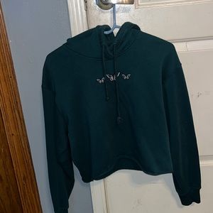 Hollister cropped hoodie